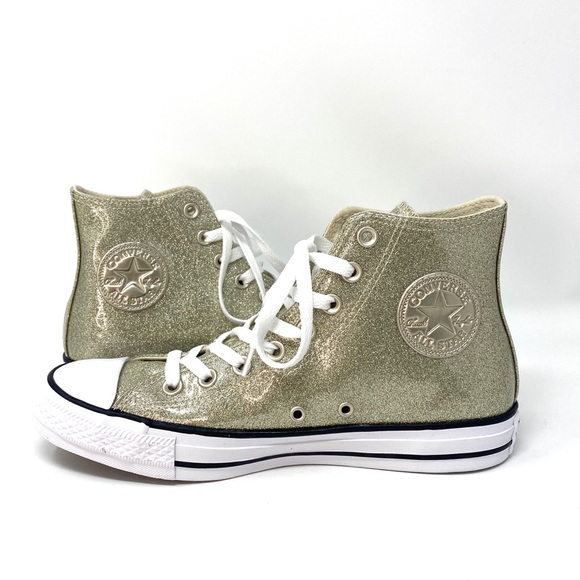 Converse Ctas HI Light Gold W AUTHENTIC - Picture 9 of 11